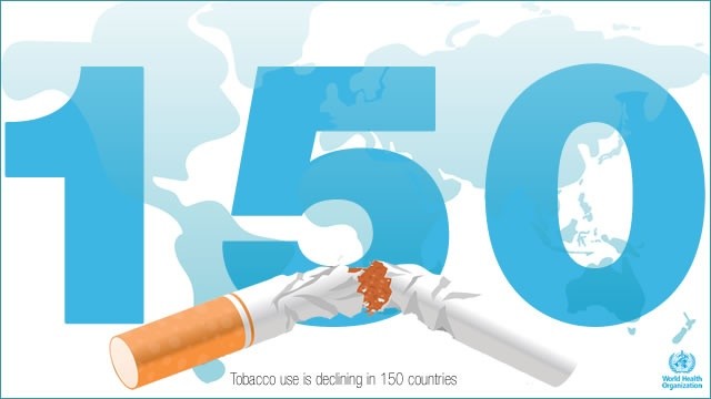 tabaksgebruik in 150 landen op zijn retour-1