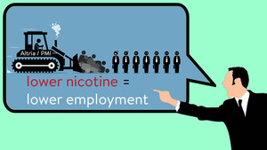 lower nicotine lower employment