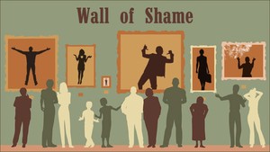 wall of shame