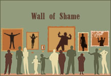 Wall of shame